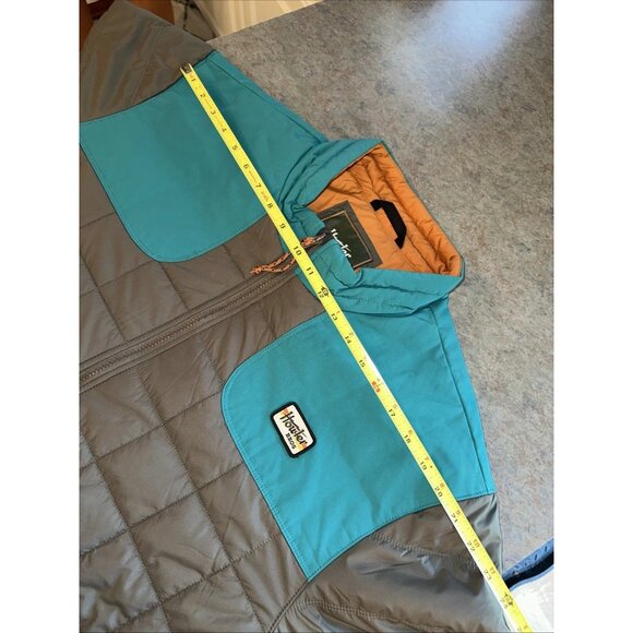 Howler Bros Men's Merlin Jacket Gravel/Ultramarine Puffer Quilted Soft Shell XXL - Picture 4 of 16